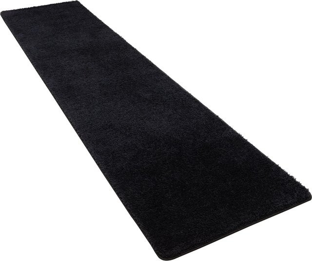 Snapstyle Hochflor Shaggy Läufer Teppich Palace Schwarz B: 80 cm, L: 400 cm - Bild 1