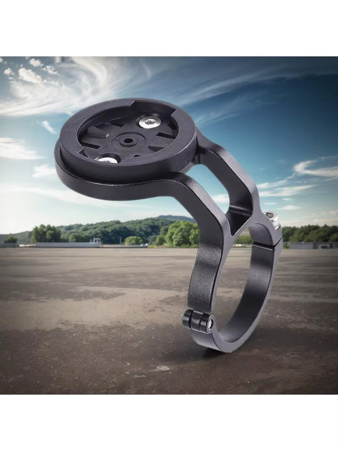 APWIKOGER Fahrrad-Lenker-Computerhalterung aus Aluminiumlegierung in Schwarz für Garmin, Wahoo, Bryton, XOSS und iGPSPORT - Bild 4