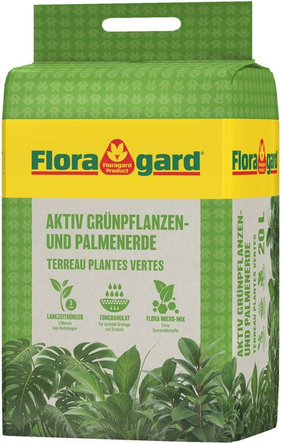 Floragard Aktiv Grünpflanzen- und Palmenerde, 20 l - Bild 1