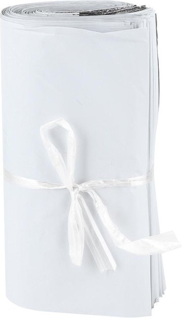 100 Stück OutsideWorld Versandbeutel aus Polyethylen, wasserdicht und selbstklebend, weiß - Bild 1