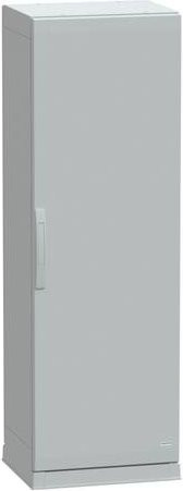Schneider Electric Polyestergehäuse PLAZ mit Sockelrahmen und offenem Boden in Grau, H x B x T: 1500 x 500 x 420 cm, IP54 - Bild 1