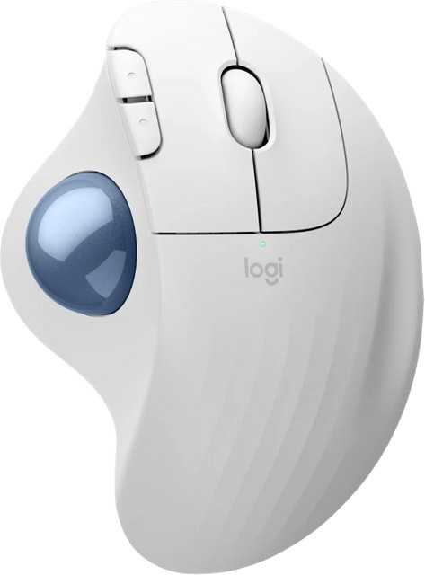 Logitech ERGO M575S Wireless Trackball Maus Bluetooth Weiß - Bild 1