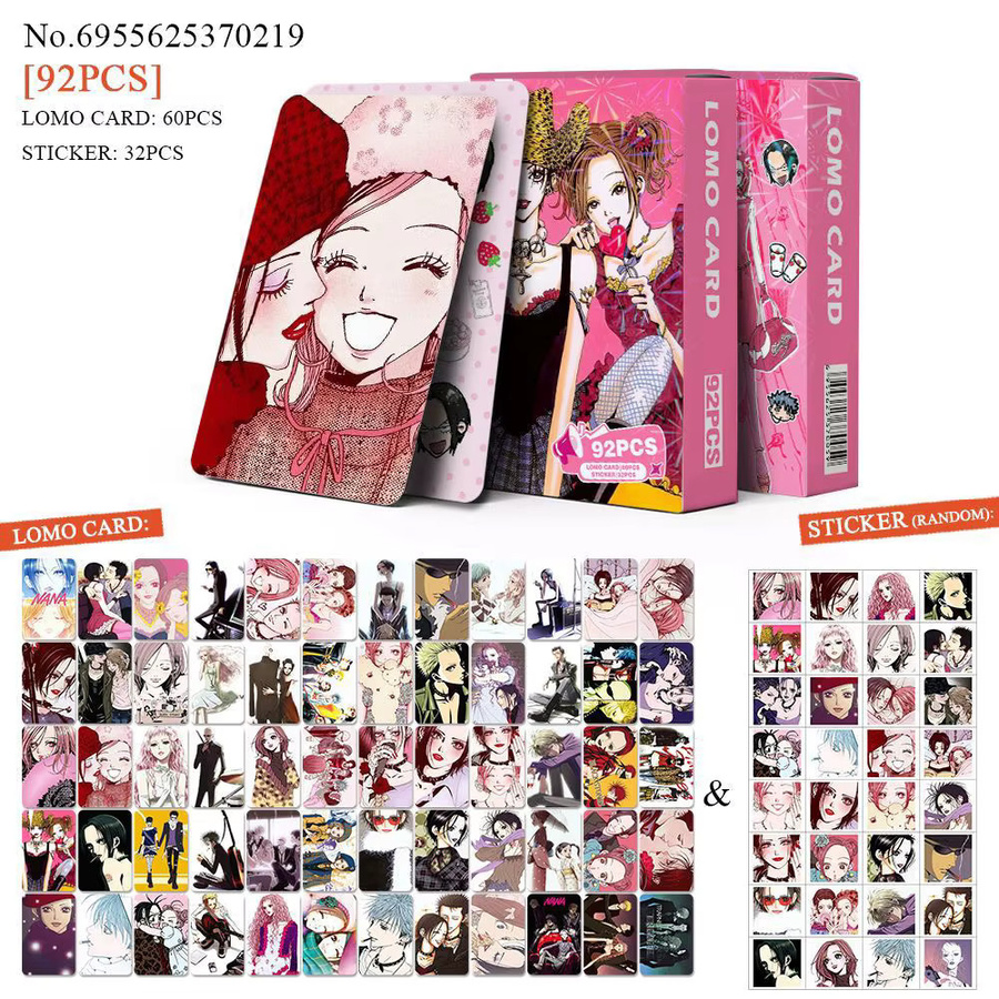 Bandai Nana Japanische Manga Fotokarten-Album, Sammelbare LOMO-Karten, Bunt / Mehrfarbig - Bild 3