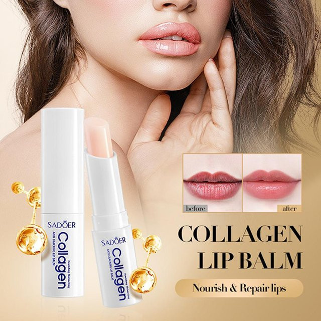 SADOER Kollagen Lippenbalsam, Glänzend, Unisex - Bild 1