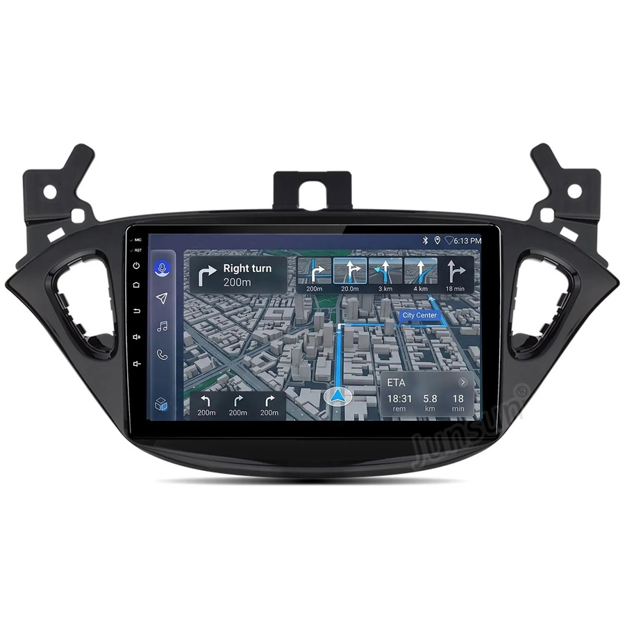 Junsun Autoradio für Opel Corsa E (2015 bis 2019) mit GPS, Bluetooth und Wi-Fi in Schwarz - Bild 2