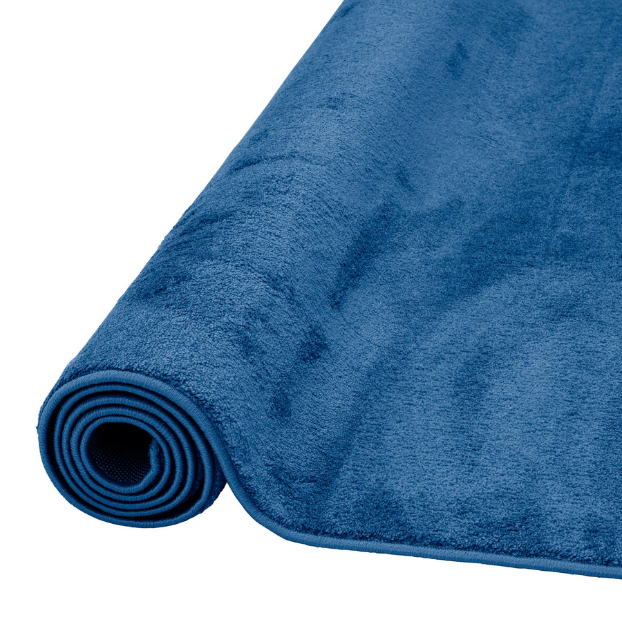 Pergamon Hochflor Langflor Teppich Melia Kids Blau Modern Abstract aus Polyester mit rutschfester Unterseite und Fußbodenheizung geeignet - Bild 3