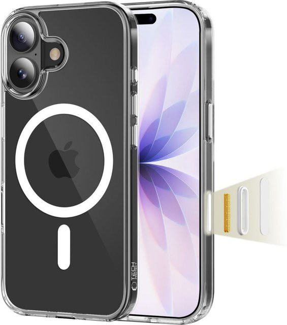 Tech-Protect Flexair Hybrid CC MagSafe Hülle für Apple iPhone 17, Transparent - Bild 1