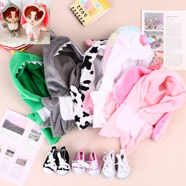 DIAPER&CORED Dinosaurier Puppen Pyjamas, Puppen Zubehör, 1-teiliges Set - Bild 1