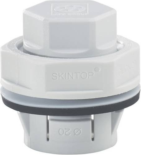 LAPP SKINTOP CLICK BLK M20 Verschlussschraube aus Polyamid in Lichtgrau (RAL 7035) - Bild 1