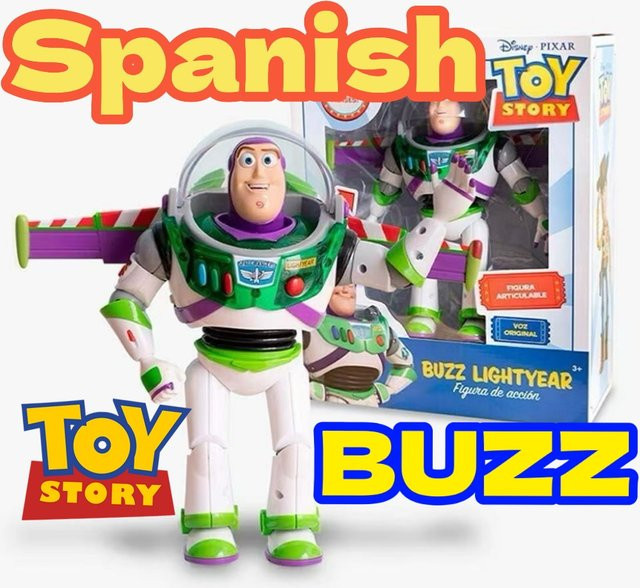 Bandai Disney Toy Story 4 Buzz Lightyear Woody Jessie, interaktive Actionfigur, mit Sound, ab 3 Jahren - Bild 1
