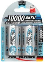 Ansmann maxE Mono D NiMH Akku Set 10000 mAh 1.2V Silber 2 Stück - Bild 1