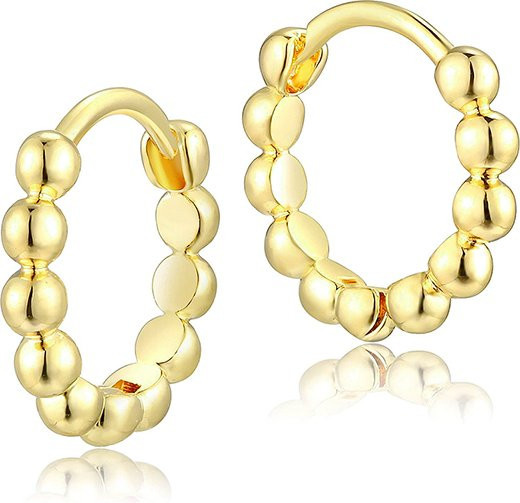 Huitan Creolen, Gold, Damen - Bild 1