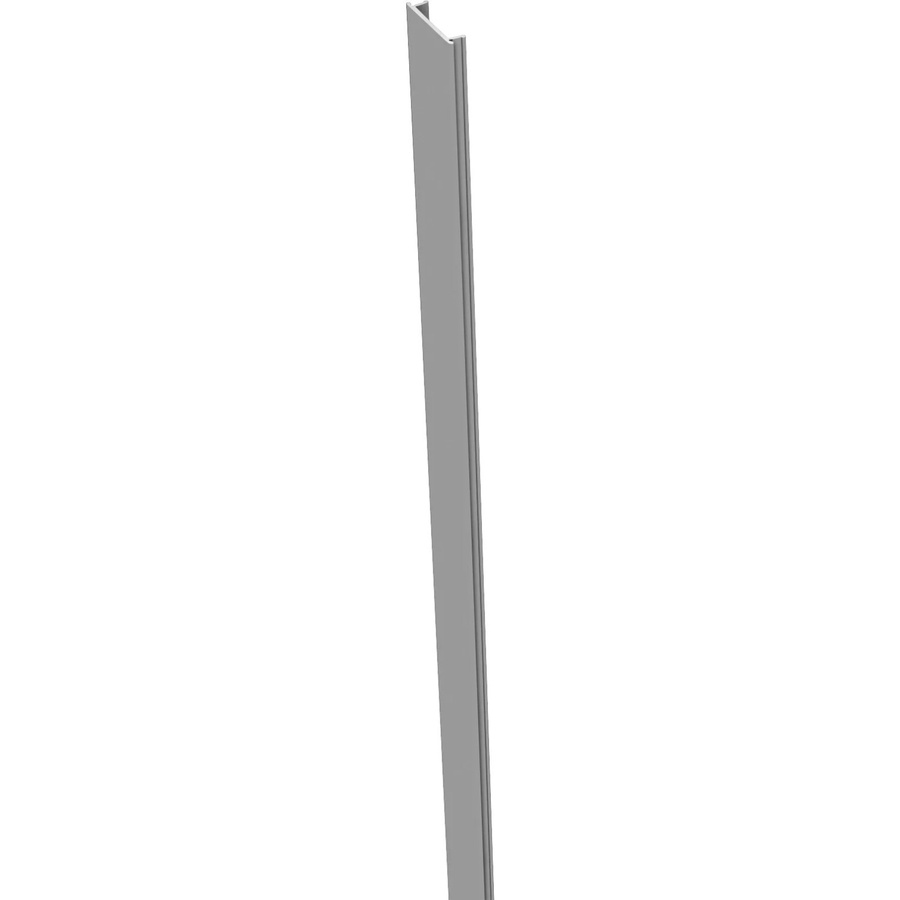 GroJa Alu-Stecksystem Pfostenabdeckleiste aus Aluminium in Silbergrau, Höhe: 190 cm - Bild 2