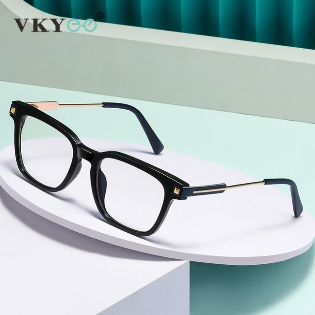 VICKY Mode PFD2068 Lesebrille, Vollrand, Square, TR90, Black, Unisex - Bild 1