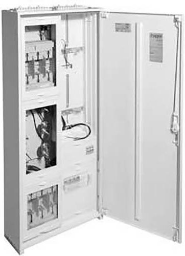Hager Wandler- und Messschrank FP82W4N Aufputz, Farbe: Weiß, B/T/H: 55,0 x 20,5 x 125,0 cm - Bild 1
