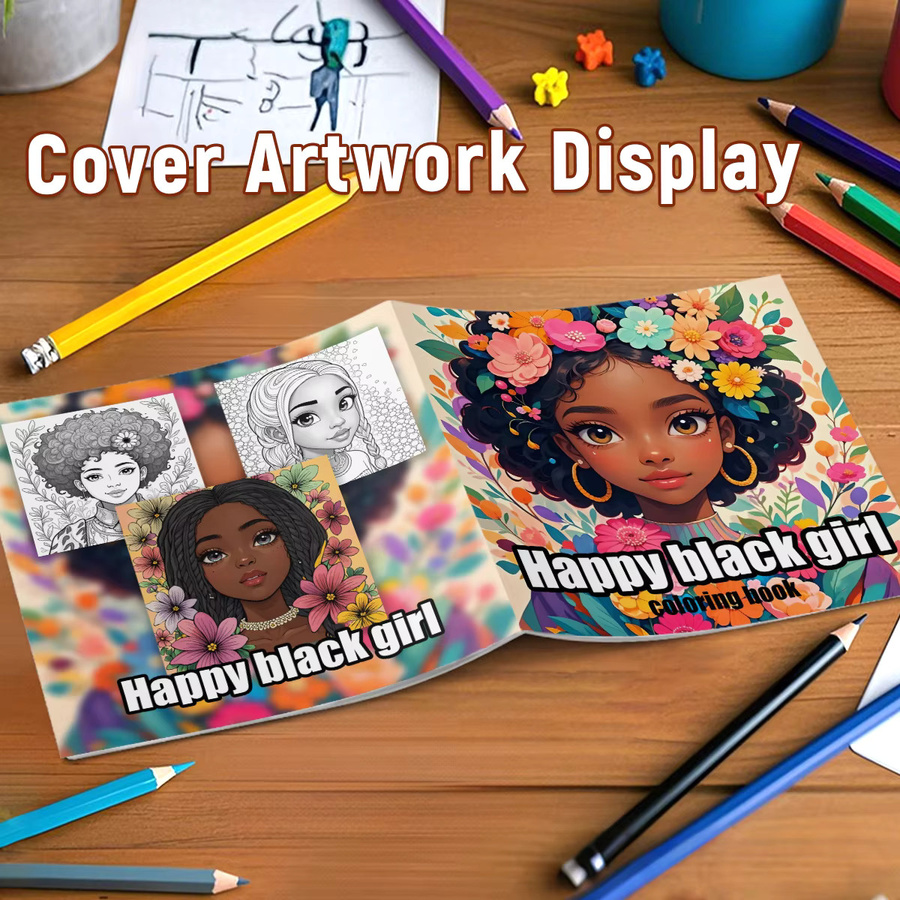 Black Beauty Malbuch für Mädchen in Mehrfarbig mit dicken Papierseiten - Bild 4