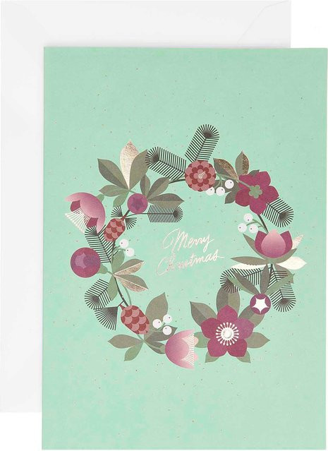 Rico Design Paper Poetry Kartenset Helleborus in Türkis, Format A5 - Bild 1
