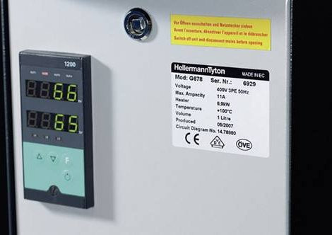 HellermannTyton Etikett für Laserbedruckung, Farbe: Weiß, Multipurpose, 596-12066 TAG66TD1-1204-SR-1204-ML - Bild 1