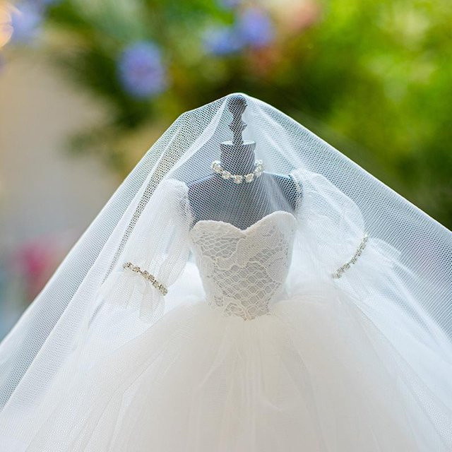Binchi Outdoor Product Mini-Hochzeitskleid für 26cm Puppe, Zubehör, ab 14 Jahren - Bild 1