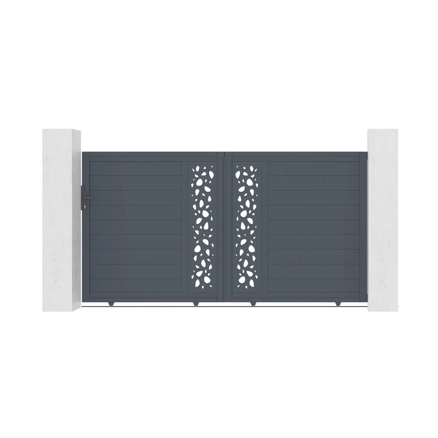 Casanoov Elektrisches Schiebetor Sunny aus Aluminium in Grau mit Schiebetorantrieb Ranger C300, B: 300 cm, H: 160 cm - Bild 2