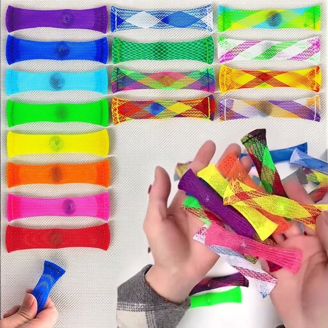 soulbao Netz-Marmor-Fidget-Spielzeug, 10-teiliges Set - Bild 1