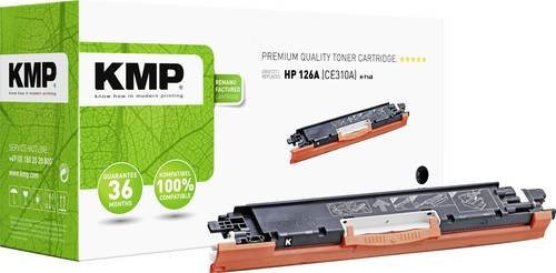 KMP Tonerpatrone kompatibel mit HP 126A CE310A in Schwarz mit 1200 Seiten Reichweite - Bild 1
