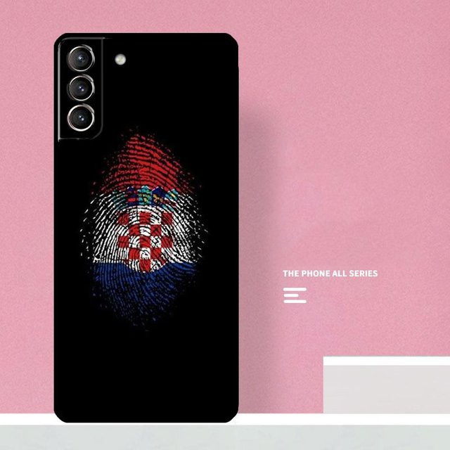 Handyhülle mit Kroatien Flagge Design für Samsung Galaxy S25 S26 Ultra S24 S23 S22 S21 S20 S10 Plus und S25 FE in Multicolor - Bild 1