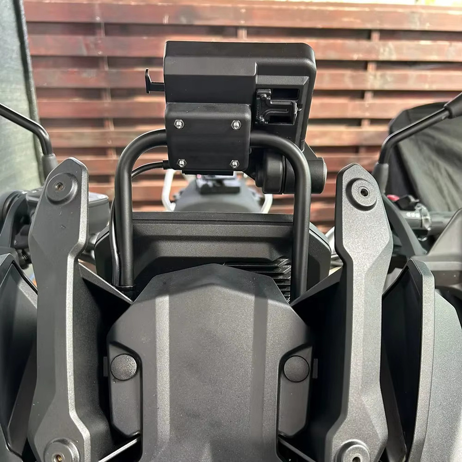 S2R Motorrad GPS Navigationshalterung für BMW F800GS F900GS ADV in Schwarz - Bild 4