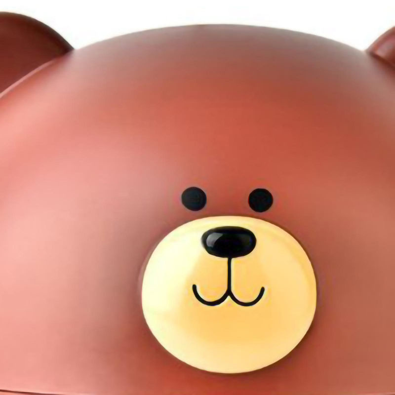 CosyHome Taschentuchbox Bär Design aus Kunststoff in Braun - Bild 1