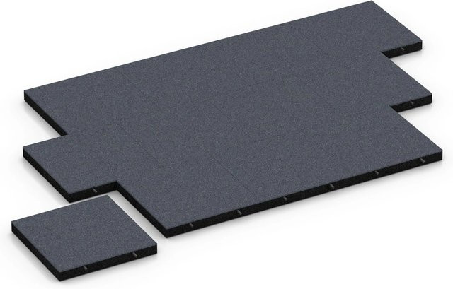 WARCO Fallschutzplatte Schiefergrau B/T/H: 50 x 50 x 6 cm - Bild 1
