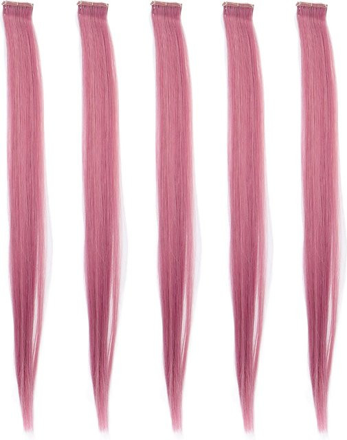 ZuiyouBeauty1 Haarspangen Highlights, 5 Stück, pink, Damen - Bild 1