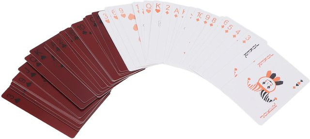 Wosawe Farbeblindheitskorrektur Pokerkarten, Spielkarten, 54 Stück - Bild 1
