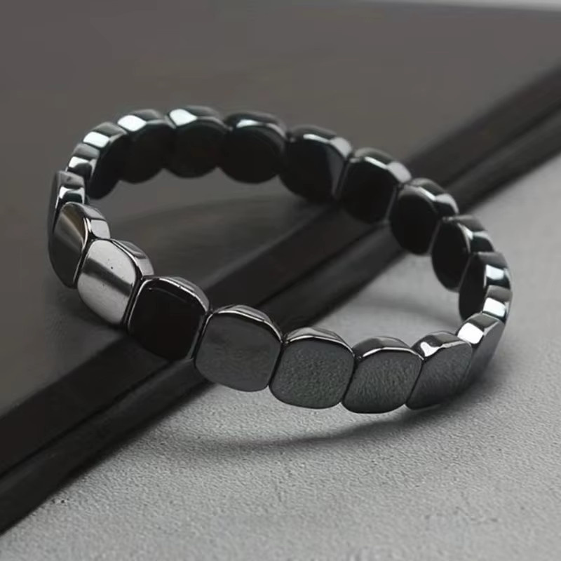 farsighted star Armband, Hämatit, Schwarz, Herren - Bild 5