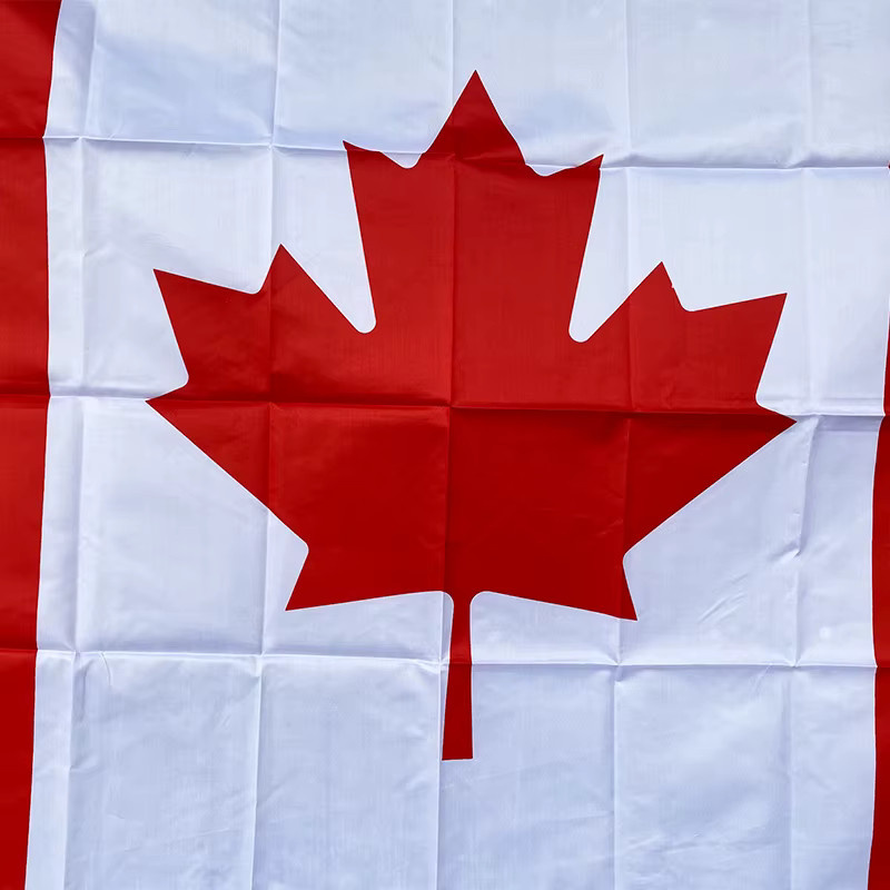 Xvggdg Kanadische Nationalflagge als Banner zum Aufhängen aus Polyester, Rot-Weiß, B/H: 60 x 90 cm oder 90 x 150 cm - Bild 3