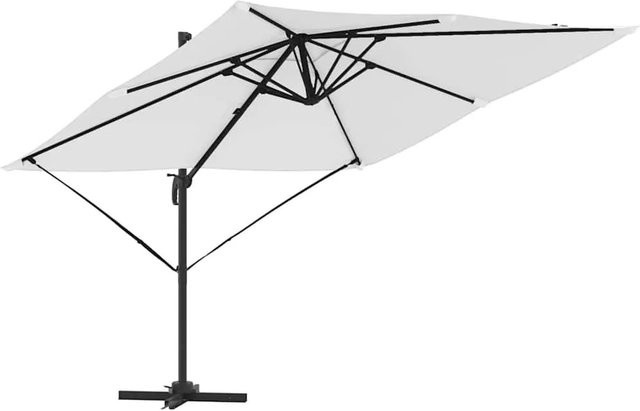 vidaXL Roma Sonnenschirm Beige aus Aluminium und Polyester B/T/H: 286 x 284 x 265 cm - Bild 1