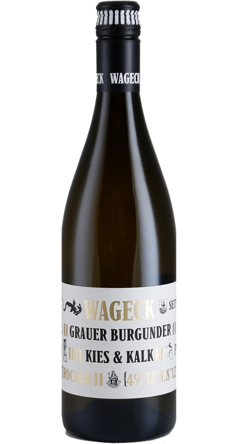 Wageck Kies und Kalk, Grauburgunder, trocken, Weißwein, 2025, 0,75 l - Bild 2