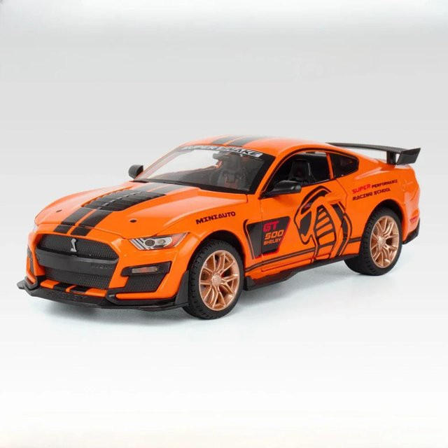 Linyi toy car Shelby Ac Cobra Gt500 Automodell, 1:24, mit Musik und Licht, ab 14 Jahren - Bild 1