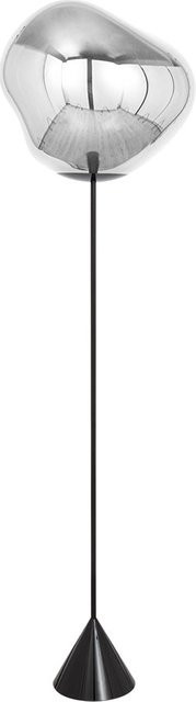 Tom Dixon Melt Cone Slim LED-Stehleuchte in Silber mit dimmbarer LED (3000K) - Bild 1