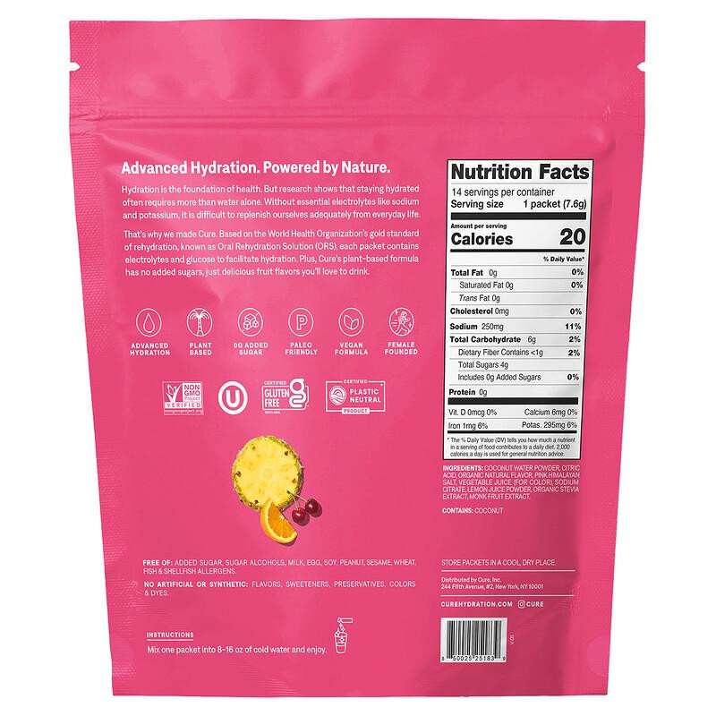 Rworld Wellness Elektrolyt-Getränkepulver Tropical Punch 14 x 7,6 g - Bild 3