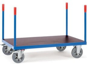 Fetra Rungenwagen 12582 in Blau mit Elastic-Reifen und 1200kg Tragkraft - Bild 1