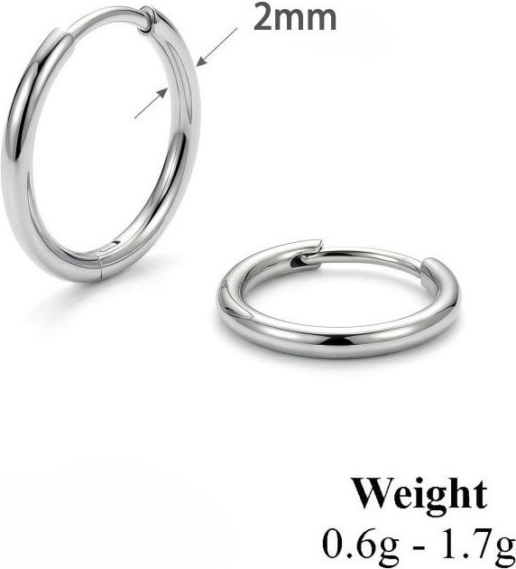 Mariasz Creolen Edelstahl, Gold, Unisex - Bild 1
