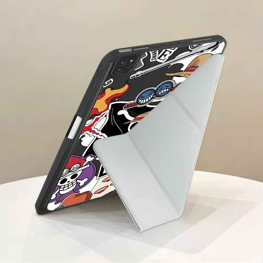 One Piece Tablet-Hülle mit Zoro und Luffy Design für iPad Mini 6, iPad Pro und iPad Air in Multicolour - Bild 5