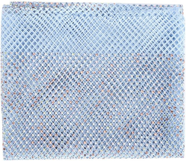 Elastisches Diamantnetzband OutsideWorld BlingBling Bekleidungszubehör in Blau und Grau, B/T/H: 48 x 62 cm - Bild 1