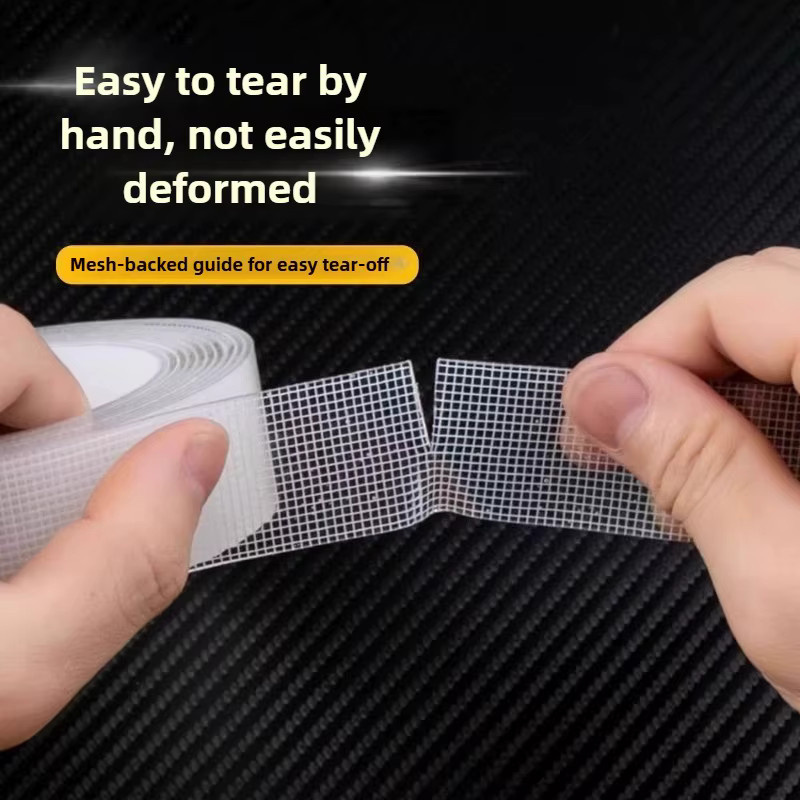 QHSPE Hochviskoses doppelseitiges Mesh-Nano-Klebeband aus Acryl, transparentes spurloses Klebeband für Büro und Heimgebrauch - Bild 3