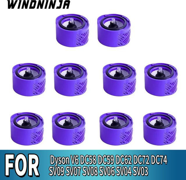 Dyson HEPA-Filter für Staubsauger V6 DC58 DC59 DC62 DC72 DC74 SV06 SV07 SV08 SV09 SV04 SV03 Post-Motor Luftauslass in Purple - Bild 1