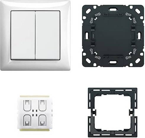 Busch-Jaeger Busch-balance SI Scene Controller für Philips Hue und ZigBee, dimmbar, selbstklebend, Weiß, 2CKA006710A0019 - Bild 1