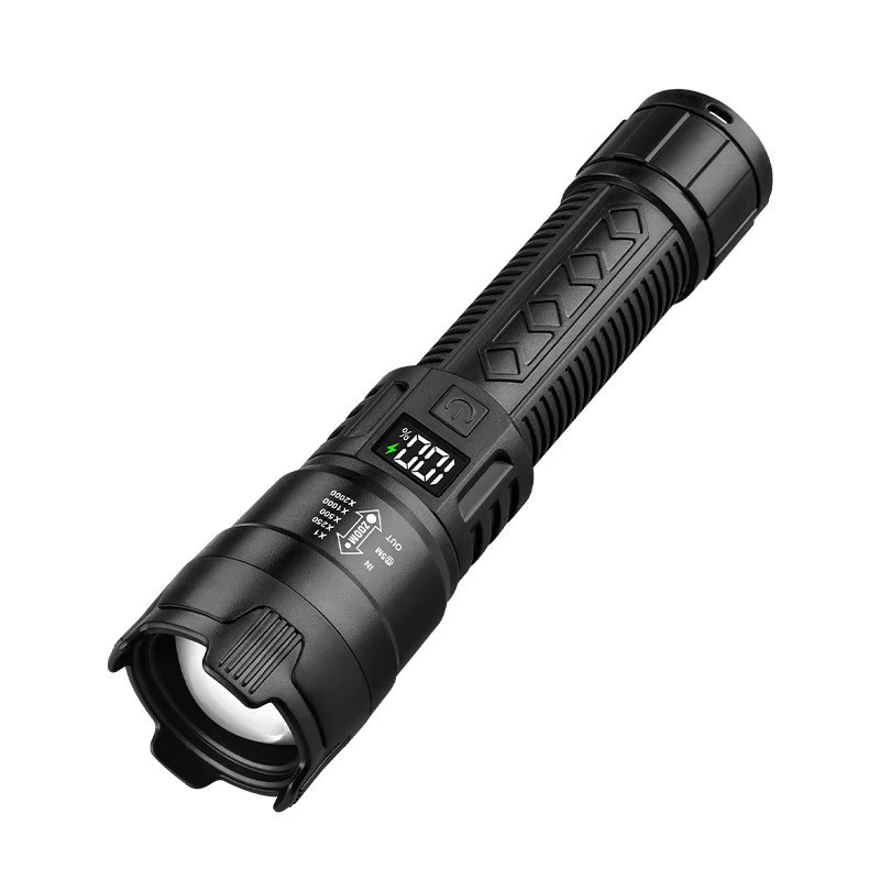 ESMARTER Tragbare Wiederaufladbare Hochleistungs-Handlampe in Schwarz - Bild 4