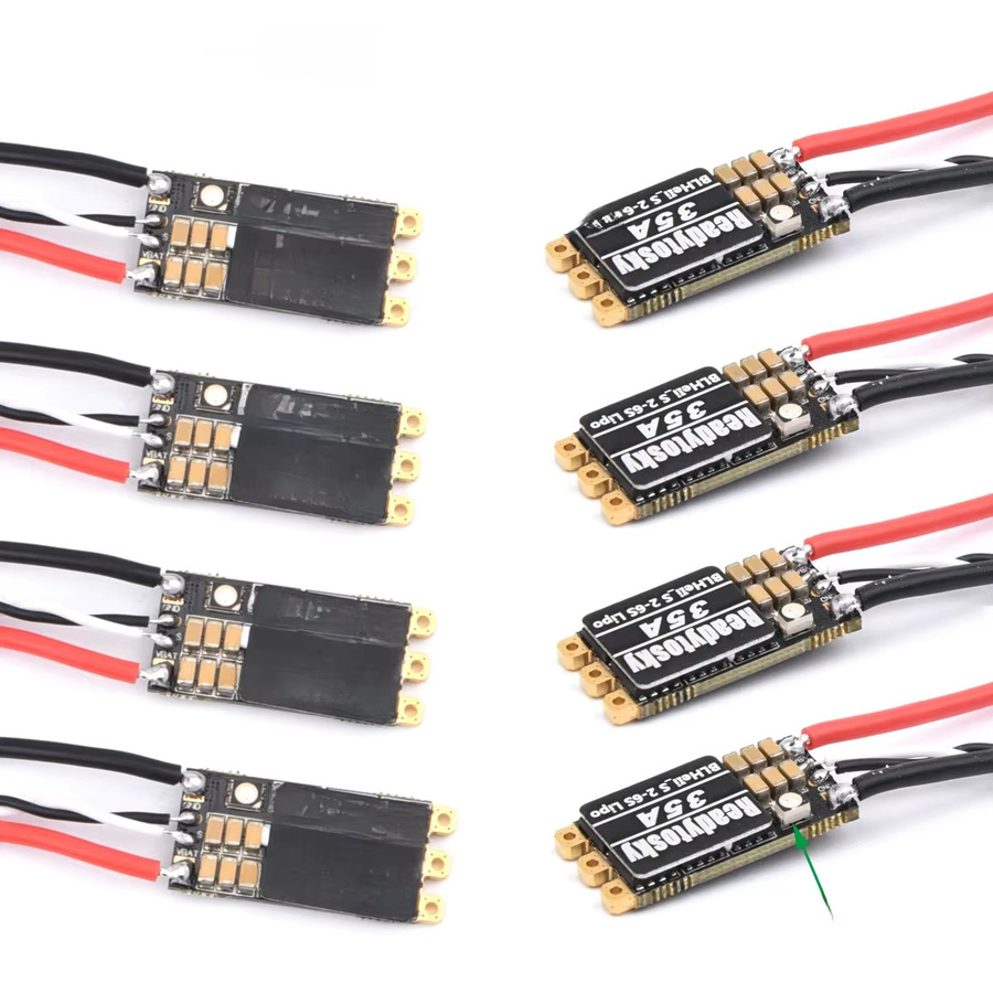 Readytosky ESC Regler 35A 45A BLHeli_S BLS für RC FPV Quadcopter in Schwarz mit programmierbarer RGB LED - Bild 2