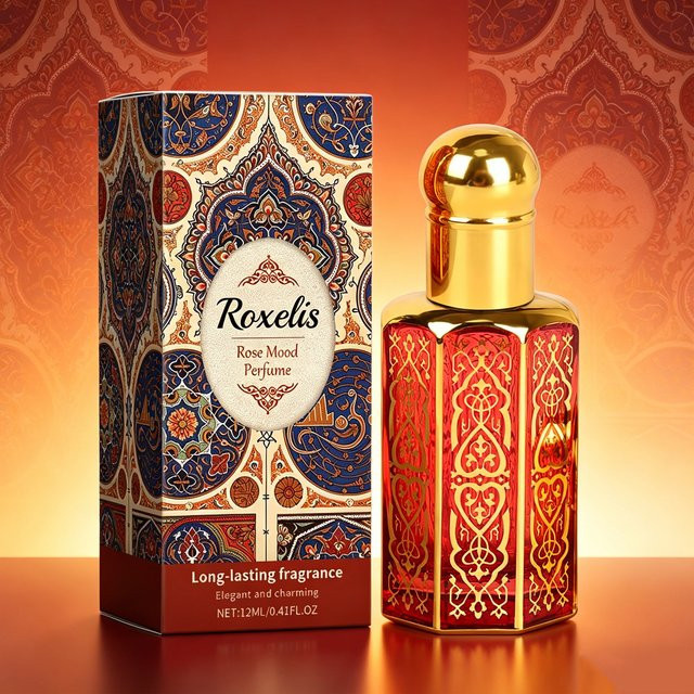 Roxelis Rosen-Eleganz Arabischer Duft, 12 ml, Unisex, Blumig - Bild 1