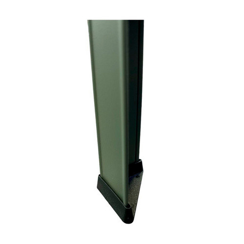 Schulte Regalwelt Stecksystem-Grundregal aus Metall in Graugrün, H x B x T: 190 x 100 x 40 cm - Bild 2